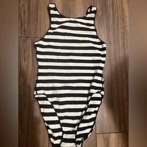 Free People striped swimsuit size Small